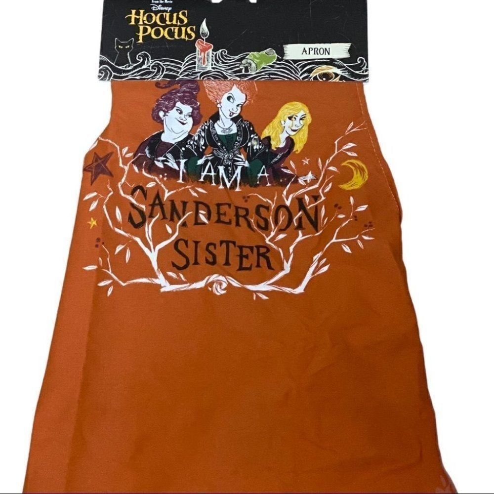 Disney Hocus Pocus‎ Sanderson Sisters Orange Apron